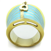 Load image into Gallery viewer, Anillos Para Mujer Color Oro de 316L Acero Inoxidable con Epoxy en Multicolor Abilene - Jewelry Store by Erik Rayo
