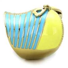 Load image into Gallery viewer, Anillos Para Mujer Color Oro de 316L Acero Inoxidable con Epoxy en Multicolor Abilene - Jewelry Store by Erik Rayo
