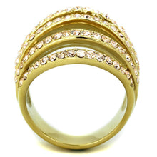 Load image into Gallery viewer, Anillos Para Mujer Color Oro de 316L Acero Inoxidable con Piedra Crystal Color Duranzno Adina - Jewelry Store by Erik Rayo
