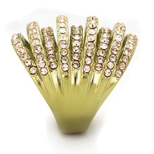 Load image into Gallery viewer, Anillos Para Mujer Color Oro de 316L Acero Inoxidable con Piedra Crystal Color Duranzno Adina - Jewelry Store by Erik Rayo

