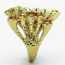 Load image into Gallery viewer, Anillos Para Mujer Color Oro de 316L Acero Inoxidable con Piedra Crystal en Multicolor Gabriela - Jewelry Store by Erik Rayo
