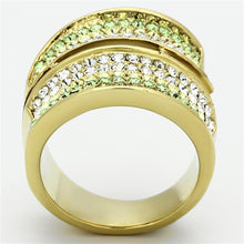 Load image into Gallery viewer, Anillos Para Mujer Color Oro de 316L Acero Inoxidable con Piedra Crystal en Multicolor Jezebal - Jewelry Store by Erik Rayo
