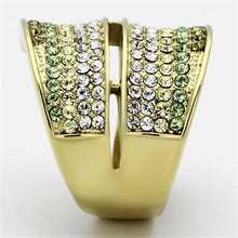 Load image into Gallery viewer, Anillos Para Mujer Color Oro de 316L Acero Inoxidable con Piedra Crystal en Multicolor Jezebal - Jewelry Store by Erik Rayo

