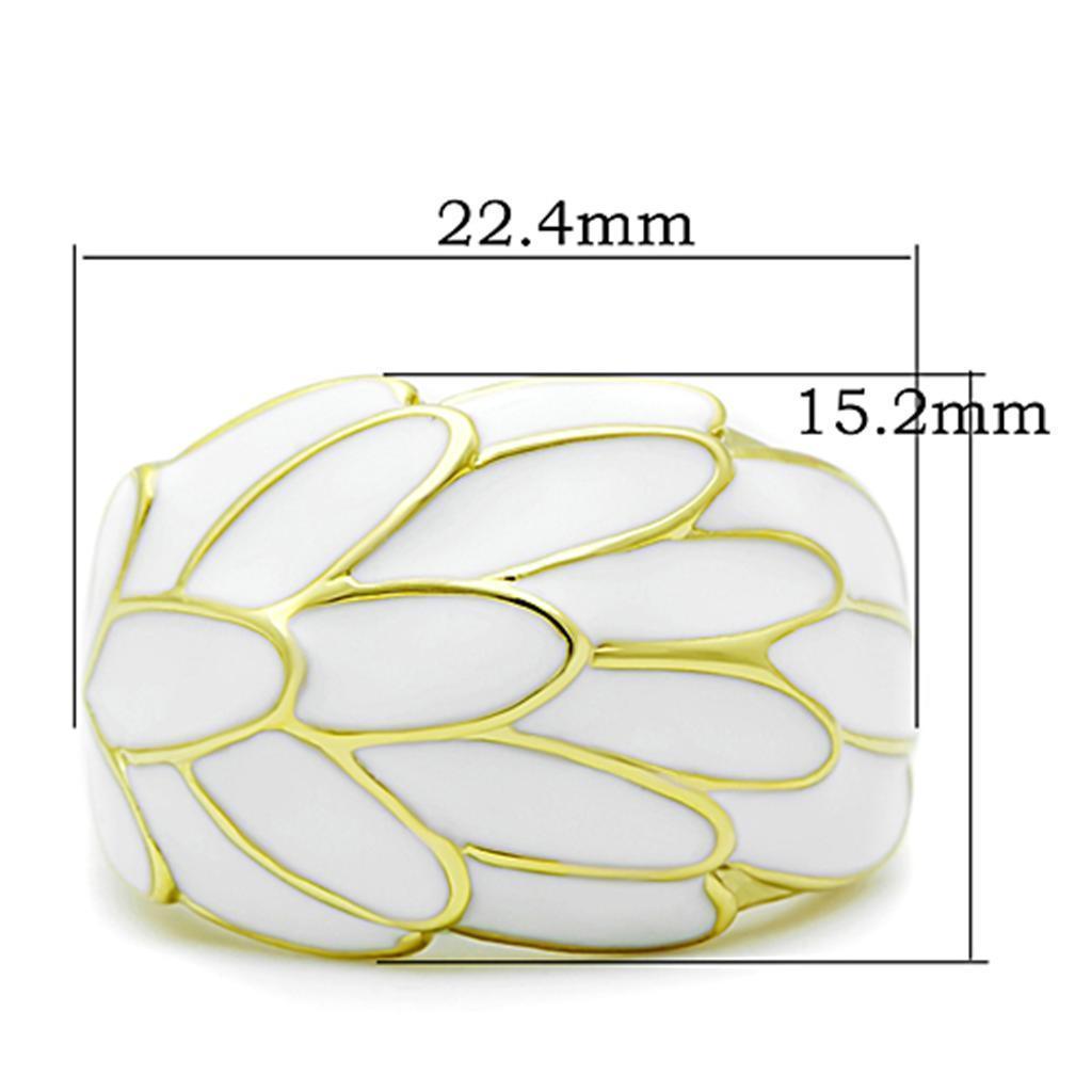 Anillos Para Mujer Color Oro de 316L Acero Inoxidable Drusilla - Jewelry Store by Erik Rayo