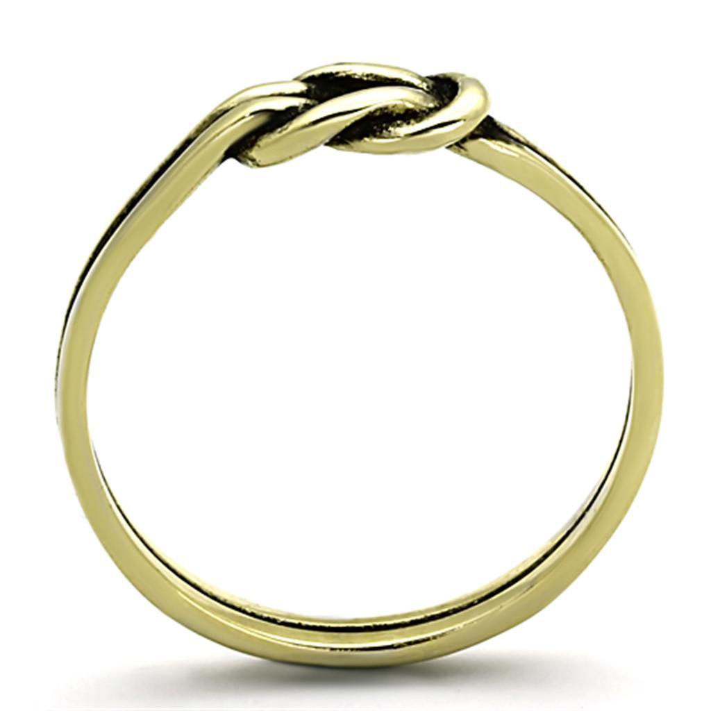 Anillos Para Mujer Color Oro de 316L Acero Inoxidable Sin Piedra Hester - Jewelry Store by Erik Rayo