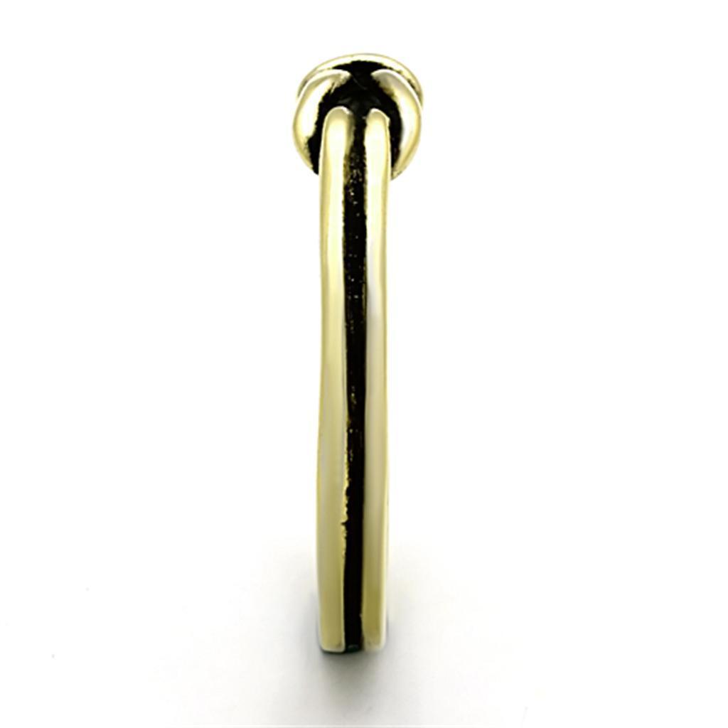 Anillos Para Mujer Color Oro de 316L Acero Inoxidable Sin Piedra Hester - Jewelry Store by Erik Rayo