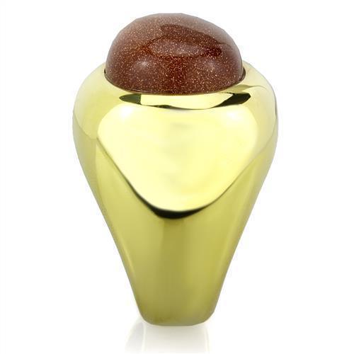 Anillos Para Mujer Color Oro de 316L Acero Inoxidablecon Topacio Balthasar - Jewelry Store by Erik Rayo