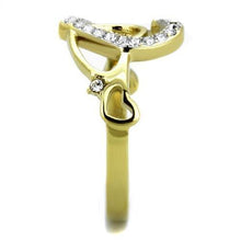 Load image into Gallery viewer, Anillos Para Mujer Color Oro Dos Tonos de 316L Acero Inoxidable con Diamante Zirconia Cubica TK1908 - Jewelry Store by Erik Rayo
