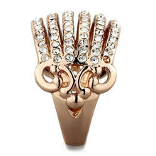 Load image into Gallery viewer, Anillos Para Mujer Color Oro Rojo de 316L Acero Inoxidable con Diamante Zirconia Cubica Argenta - Jewelry Store by Erik Rayo

