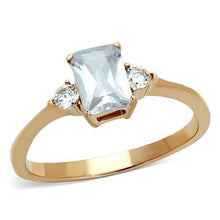 Load image into Gallery viewer, Anillos Para Mujer Color Oro Rojo de 316L Acero Inoxidable con Diamante Zirconia Cubica Arpino - Jewelry Store by Erik Rayo
