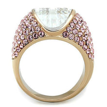 Load image into Gallery viewer, Anillos Para Mujer Color Oro Rojo de 316L Acero Inoxidable con Diamante Zirconia Cubica Dorli - Jewelry Store by Erik Rayo
