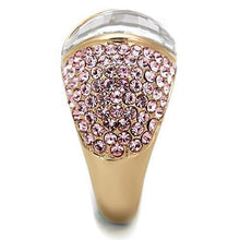 Load image into Gallery viewer, Anillos Para Mujer Color Oro Rojo de 316L Acero Inoxidable con Diamante Zirconia Cubica Dorli - Jewelry Store by Erik Rayo
