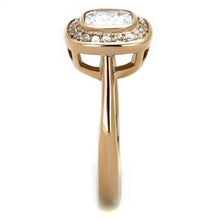 Load image into Gallery viewer, Anillos Para Mujer Color Oro Rojo de 316L Acero Inoxidable con Diamante Zirconia Cubica Salerno - Jewelry Store by Erik Rayo
