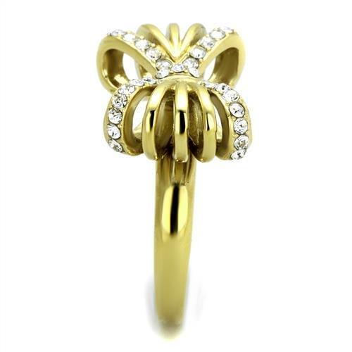 Anillos Para Mujer Color Plata de 316L Acero Inoxidable 316L Stainless Steel Ring con Diamante Zirconia Cubica Avellino - Jewelry Store by Erik Rayo