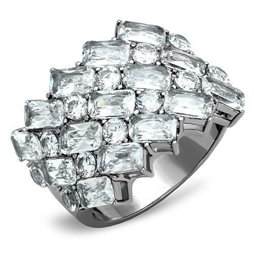 Anillos Para Mujer Color Plata de 316L Acero Inoxidable Brasilia - Jewelry Store by Erik Rayo