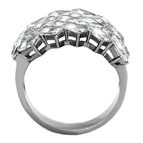 Anillos Para Mujer Color Plata de 316L Acero Inoxidable Brasilia - Jewelry Store by Erik Rayo
