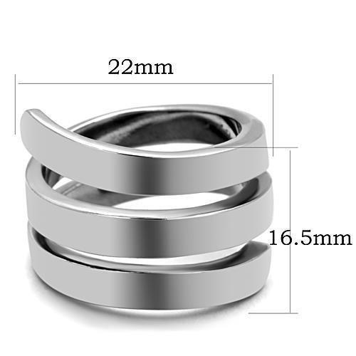 Anillos Para Mujer Color Plata de 316L Acero Inoxidable Burano - Jewelry Store by Erik Rayo