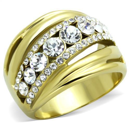 Anillos Para Mujer Color Plata de 316L Acero Inoxidable con Diamante Zirconia Cubica Alatri - Jewelry Store by Erik Rayo