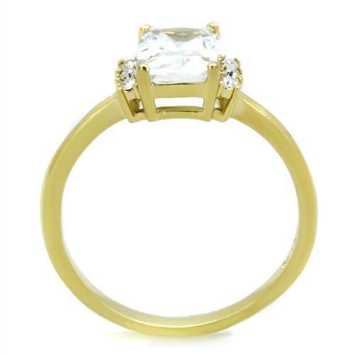 Anillos Para Mujer Color Plata de 316L Acero Inoxidable con Diamante Zirconia Cubica Arpino - Jewelry Store by Erik Rayo