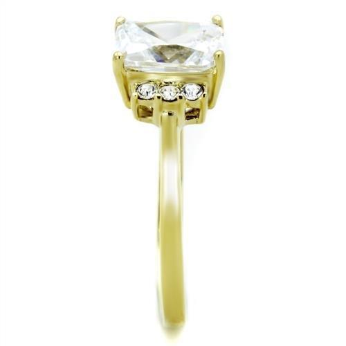 Anillos Para Mujer Color Plata de 316L Acero Inoxidable con Diamante Zirconia Cubica Arpino - Jewelry Store by Erik Rayo