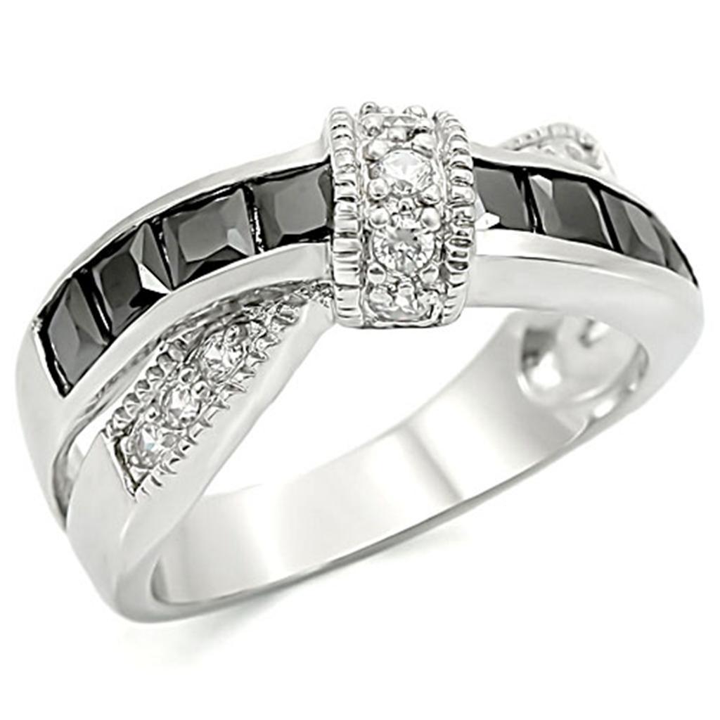 Anillos Para Mujer Color Plata de 316L Acero Inoxidable con Diamante Zirconia Cubica Biella - Jewelry Store by Erik Rayo