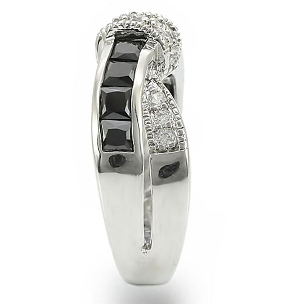 Anillos Para Mujer Color Plata de 316L Acero Inoxidable con Diamante Zirconia Cubica Biella - Jewelry Store by Erik Rayo
