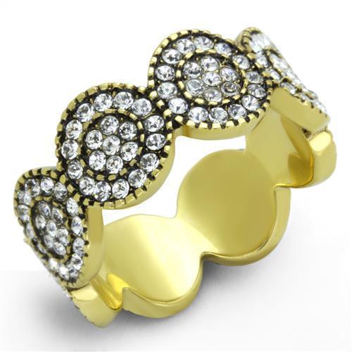 Anillos Para Mujer Color Plata de 316L Acero Inoxidable con Diamante Zirconia Cubica Bolsena - Jewelry Store by Erik Rayo