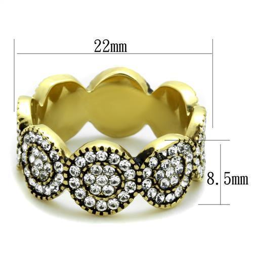 Anillos Para Mujer Color Plata de 316L Acero Inoxidable con Diamante Zirconia Cubica Bolsena - Jewelry Store by Erik Rayo
