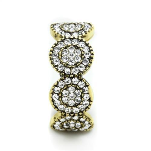 Anillos Para Mujer Color Plata de 316L Acero Inoxidable con Diamante Zirconia Cubica Bolsena - Jewelry Store by Erik Rayo