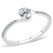 Load image into Gallery viewer, Anillos Para Mujer Color Plata de 316L Acero Inoxidable con Diamante Zirconia Cubica DA007 - Jewelry Store by Erik Rayo

