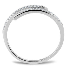 Load image into Gallery viewer, Anillos Para Mujer Color Plata de 316L Acero Inoxidable con Diamante Zirconia Cubica DA044 - Jewelry Store by Erik Rayo
