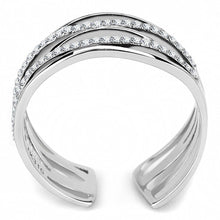 Load image into Gallery viewer, Anillos Para Mujer Color Plata de 316L Acero Inoxidable con Diamante Zirconia Cubica DA047 - Jewelry Store by Erik Rayo
