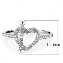 Load image into Gallery viewer, Anillos Para Mujer Color Plata de 316L Acero Inoxidable con Diamante Zirconia Cubica DA052 - Jewelry Store by Erik Rayo
