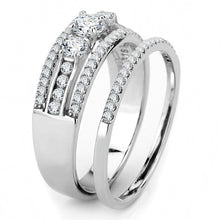 Load image into Gallery viewer, Anillos Para Mujer Color Plata de 316L Acero Inoxidable con Diamante Zirconia Cubica DA062 - Jewelry Store by Erik Rayo
