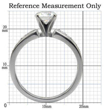 Load image into Gallery viewer, Anillos Para Mujer Color Plata de 316L Acero Inoxidable con Diamante Zirconia Cubica TK068 - Jewelry Store by Erik Rayo
