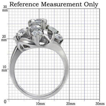 Load image into Gallery viewer, Anillos Para Mujer Color Plata de 316L Acero Inoxidable con Diamante Zirconia Cubica TK074 - Jewelry Store by Erik Rayo
