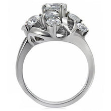 Load image into Gallery viewer, Anillos Para Mujer Color Plata de 316L Acero Inoxidable con Diamante Zirconia Cubica TK074 - Jewelry Store by Erik Rayo
