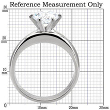 Load image into Gallery viewer, Anillos Para Mujer Color Plata de 316L Acero Inoxidable con Diamante Zirconia Cubica TK097 - Jewelry Store by Erik Rayo
