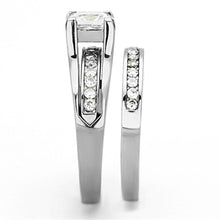 Load image into Gallery viewer, Anillos Para Mujer Color Plata de 316L Acero Inoxidable con Diamante Zirconia Cubica TK0W383 - Jewelry Store by Erik Rayo
