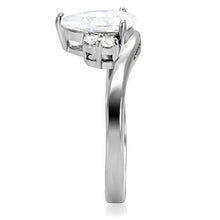 Load image into Gallery viewer, Anillos Para Mujer Color Plata de 316L Acero Inoxidable con Diamante Zirconia Cubica TK102 - Jewelry Store by Erik Rayo
