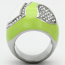 Load image into Gallery viewer, Anillos Para Mujer Color Plata de 316L Acero Inoxidable con Diamante Zirconia Cubica TK1021 - Jewelry Store by Erik Rayo
