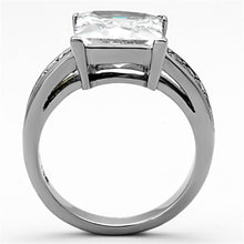 Load image into Gallery viewer, Anillos Para Mujer Color Plata de 316L Acero Inoxidable con Diamante Zirconia Cubica TK1081 - Jewelry Store by Erik Rayo
