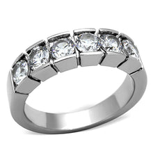 Load image into Gallery viewer, Anillos Para Mujer Color Plata de 316L Acero Inoxidable con Diamante Zirconia Cubica TK1082 - Jewelry Store by Erik Rayo
