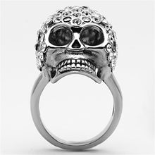 Load image into Gallery viewer, Anillos Para Mujer Color Plata de 316L Acero Inoxidable con Diamante Zirconia Cubica TK1120 - Jewelry Store by Erik Rayo
