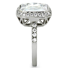 Load image into Gallery viewer, Anillos Para Mujer Color Plata de 316L Acero Inoxidable con Diamante Zirconia Cubica TK1226 - Jewelry Store by Erik Rayo
