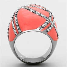 Load image into Gallery viewer, Anillos Para Mujer Color Plata de 316L Acero Inoxidable con Diamante Zirconia Cubica TK1307 - Jewelry Store by Erik Rayo
