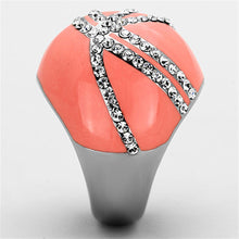 Load image into Gallery viewer, Anillos Para Mujer Color Plata de 316L Acero Inoxidable con Diamante Zirconia Cubica TK1307 - Jewelry Store by Erik Rayo
