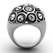 Load image into Gallery viewer, Anillos Para Mujer Color Plata de 316L Acero Inoxidable con Diamante Zirconia Cubica TK1325 - Jewelry Store by Erik Rayo
