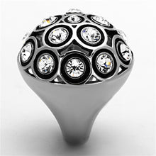 Load image into Gallery viewer, Anillos Para Mujer Color Plata de 316L Acero Inoxidable con Diamante Zirconia Cubica TK1325 - Jewelry Store by Erik Rayo

