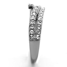 Load image into Gallery viewer, Anillos Para Mujer Color Plata de 316L Acero Inoxidable con Diamante Zirconia Cubica TK1338 - Jewelry Store by Erik Rayo

